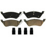 QuickStop Rear Disc Brake Pad Set Ceramic ZD858 - top view