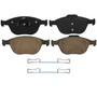 QuickStop Front Disc Brake Pad Set Ceramic ZD970 - top view