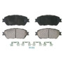 QuickStop Front Disc Brake Pad Set Ceramic ZD906 - top view