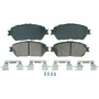 QuickStop Front Disc Brake Pad Set Ceramic ZD906A - top view