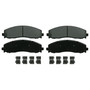 QuickStop Rear Disc Brake Pad Set Semi-Metallic ZX1691 - top view