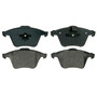 QuickStop Front Disc Brake Pad Set Semi-Metallic ZX915B - top view