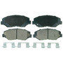 QuickStop Front Disc Brake Pad Set Ceramic ZD914 - top view