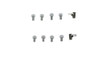 QuickStop Rear Disc Brake Pad Set Semi-Metallic ZX1068 - kit contents