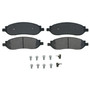 QuickStop Rear Disc Brake Pad Set Semi-Metallic ZX1068 - top view