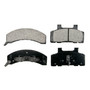 QuickStop Front Disc Brake Pad Set Semi-Metallic ZX215 - top view