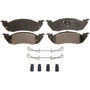 QuickStop Front Disc Brake Pad Set Semi-Metallic ZX529 - top view