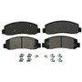 QuickStop Front Disc Brake Pad Set Semi-Metallic ZX1069 - top view