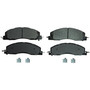 QuickStop Front Disc Brake Pad Set Semi-Metallic ZX1399 - top view