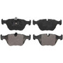 QuickStop Front Disc Brake Pad Set Semi-Metallic ZX947 - top view
