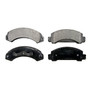 QuickStop Front Disc Brake Pad Set Semi-Metallic ZX249 - top view