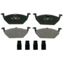 QuickStop Front Disc Brake Pad Set Semi-Metallic ZX768 - top view
