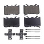QuickStop Rear Disc Brake Pad Set Semi-Metallic ZX2528 - angled view