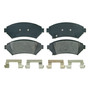 QuickStop Front Disc Brake Pad Set Semi-Metallic ZX818 - top view