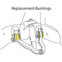 Front Upper Alignment Camber Bushing K6669 - diagram