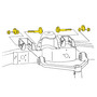 Front Alignment Caster / Camber Kit K8740 - diagram