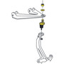 Front Upper Suspension Ball Joint K90492 - alternate view