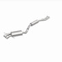 MagnaFlow 16525 Touring Series Polished Stainless Cat-Back Exhaust System for 2008-2013 BMW 128i 3.0L