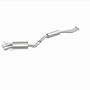MagnaFlow 16525 Touring Series Polished Stainless Cat-Back Exhaust System for 2008-2013 BMW 128i 3.0L