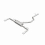 MagnaFlow 15352 Touring Series Polished Stainless Cat-Back Exhaust System for 2015-2020 Audi A3 Quattro 2.0L