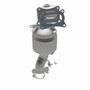 Catalytic Converter for Honda V6 - OEM Grade, Flanged Inlet/Outlet, 15 in Long