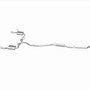 MagnaFlow 19312 Street Series Polished Stainless Cat-Back Exhaust System for 2016-2021 Honda Civic 1.5L