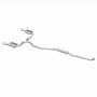 MagnaFlow 19312 Street Series Polished Stainless Cat-Back Exhaust System for 2016-2021 Honda Civic 1.5L