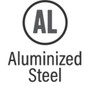 Universal Muffler - Glass Pack, 2 in Center Inlet/Outlet, 3.5 in Diameter