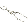 MagnaFlow 15816 Street Series Crossmember-Back Exhaust System for 1967-1970 Ford Mustang