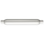 Universal Muffler - Glass Pack, 2.5 in Center Inlet/Outlet, 3.5 in Diameter