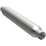 Universal Muffler - Glass Pack, 2.5 in Center Inlet/Outlet, 3.5 in Diameter