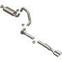 MagnaFlow 16888 Touring Series Polished Stainless Cat-Back Exhaust System for 1999-2004 Land Rover Discovery 4.0L/4.6L