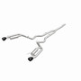 MagnaFlow 19639 Competition Series Black Chrome Tips Cat-Back Exhaust System for 2024-2025 Ford Mustang Ecoboost 2.3L