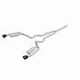 MagnaFlow 19639 Competition Series Black Chrome Tips Cat-Back Exhaust System for 2024-2025 Ford Mustang Ecoboost 2.3L