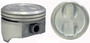 Enginetech P1505(8) | Set of 8 Dish Top Pistons for 67-90 GM/Chevrolet 5.7L/350