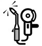 Universal Muffler - 2.25 in Offset Inlet/Center Outlet, 24 in Long