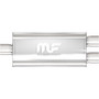MagnaFlow Oval Straight-Through Muffler 12198 3/2.5in Center/Dual