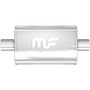 MagnaFlow Oval Straight-Through Muffler 11114 2in Center/Center