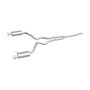 MagnaFlow 19097 Street Series Polished Stainless Cat-Back Exhaust System for 2015-2023 Ford Mustang 2.3L