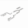 MagnaFlow 19367 Competition Series Stainless Cat-Back Exhaust System for 2015-2023 Dodge Challenger 5.7L/6.2L/6.4L