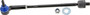Steering Tie Rod End Assembly MES3710A - front view