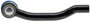 Steering Tie Rod End MES3717 - back view