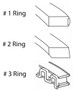 Piston Ring Set for Honda/Isuzu/Suzuki 2.3L 2254 - Size = STD - S86634