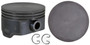 Set of 8 Flat Top Hypereutectic Pistons for 05-09 GM/Hummer/Saab 4.8/293 5.3/325 - .50mm (.020 Oversized)