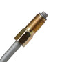 12MM Male Captive "O" Ring x 16MM Male "O" Ring & 11MM Male "O" Ring x 3/8" I.D. Power Steering Pressure Tube 80880 - right view