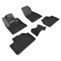 3D MAXpider Kagu Black R1 & R2 Floor Mats for Volvo XC40 Recharge Electric