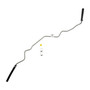 Power Steering Return Hose 92992 - front view