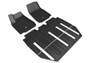 3D MAXpider Elitect Floormats for Tesla Model X 7-Seat Folding R1 R2 R3 - Black