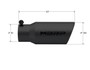 MBRP Universal Tip 4in OD 3in Inlet 10in Angled Rolled End Black