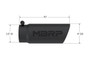 MBRP Universal Tip 4in OD Angled Rolled End 3.5in Inlet Black